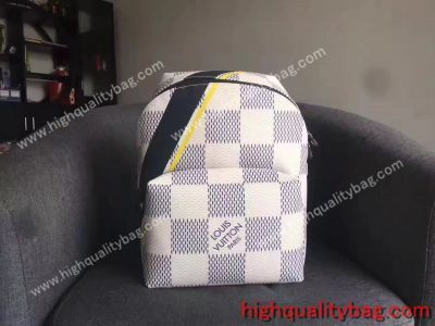  Top Grade LV APOLLO Backpack Replica Mens White Backpack on sale